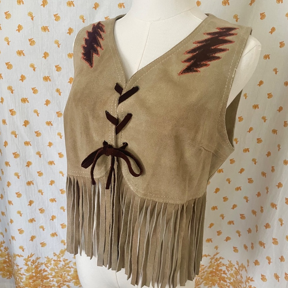 70s Fringe Western Upcycled Dire Wolf Piece – One of a Kind Grateful Dead - Picture 15 of 16